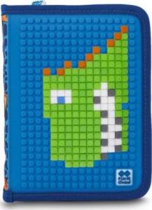 Piórnik PIXIE Piórnik Szkolny na Suwak, PIXIE CREW, Dinozaury, Niebieski Panel 4