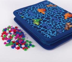 Piórnik PIXIE Piórnik Szkolny na Suwak, PIXIE CREW, Dinozaury, Niebieski Panel 7