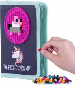 Piórnik PIXIE Piórnik Szkolny na Suwak, PIXIE CREW, Jednorożec, Purpurowy Panel 2