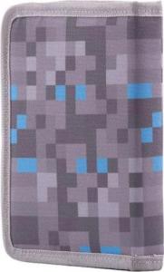 Piórnik PIXIE Piórnik Szkolny na Suwak, PIXIE CREW, Kostka, Szary Panel 4