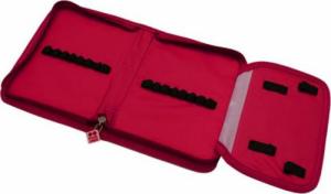 Piórnik PIXIE Piórnik Szkolny na Suwak, PIXIE CREW, Kropki, Czerwony Panel 4