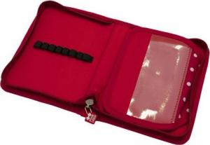 Piórnik PIXIE Piórnik Szkolny na Suwak, PIXIE CREW, Kropki, Czerwony Panel 5