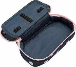 Piórnik PIXIE Piórnik Szkolny na Suwak, PIXIE CREW, Kropki, Różowy Panel 5