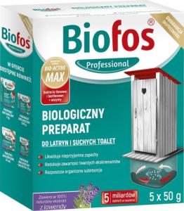 Inco Professional preparat biologiczny do latryn i suchych toalet 5 szt x 50g 1