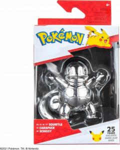 Figurka Jazwares pokemon 25 rocznia silver squirtle figurka limited 4