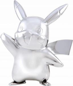 Figurka Jazwares pokemon 25 rocznia silver pikachu figurka limited! 1