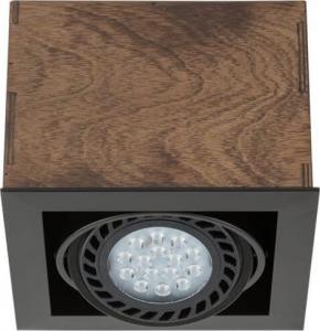 Nowodvorski Wpuszczana lampa regulowana Box 7650 rustykalna kostka drewno 1