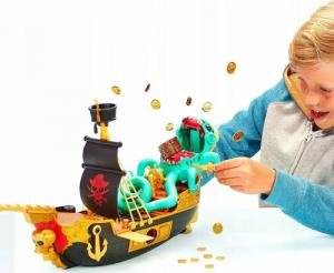 Figurka Mattel treasure x ship statek piracki ze skarbem 41579 2