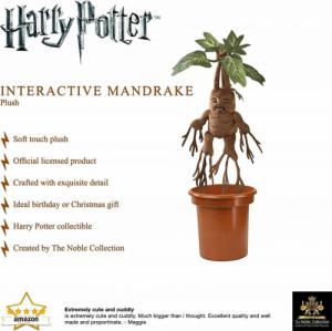 Noble Collection harry potter maskotka interaktywna mandragora 30cm 8
