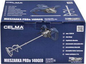 Mieszarka Celma Mieszadło elektryczne CELMA Professional PRDa 140GEO 1200W 2biegi 10