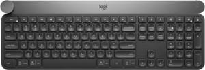 Klawiatura Logitech Logitech Craft Advanced keyboard with creative input dial klawiatura RF Wireless + Bluetooth QWERTY Hiszpański Czarny, Szary 1