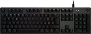 Klawiatura Logitech Logitech G G512 CARBON LIGHTSYNC RGB Mechanical Gaming Keyboard with GX Brown switches klawiatura USB AZERTY Belgijski Węgiel 1