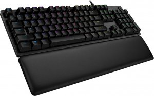 Klawiatura Logitech Logitech G G513 CARBON LIGHTSYNC RGB Mechanical Gaming Keyboard, GX Brown klawiatura USB QWERTZ Swiss Węgiel 1