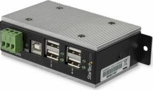 HUB USB StarTech StarTech.com HB20A4AME huby i koncentratory USB 2.0 Type-B 480 Mbit/s Czarny 1
