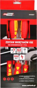 AWTools AWTOOLS ZESTAW WKRĘTAKÓW IZOLOWANYCH VDE S2 / 7szt. 1