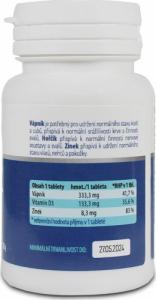 Allnature Zestaw minerałów Wapń + Magnez + Cynk 30 tabletek 2