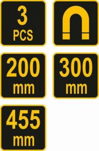 Vorel VOREL LISTWY MAGNETYCZNE KOMPLET 3szt. 2