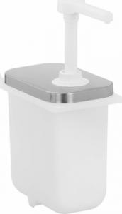 Royal Catering Dyspenser dozownik do sosów z pompką ze stali nierdzewnej 2 l 4