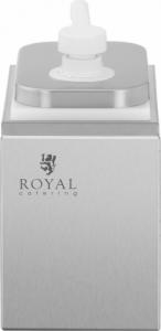 Royal Catering Dyspenser dozownik do sosów z pompką ze stali nierdzewnej 2 l 6