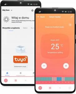 Grzejnik Warmtec Grzejnik konwektorowy EWE+1500W biały Warmtec WiFi 3