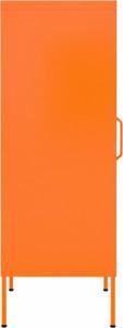 vidaXL vidaXL Szafka, pomarańczowa, 42,5x35x101,5 cm, stalowa 4