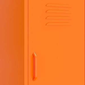 vidaXL vidaXL Szafka, pomarańczowa, 42,5x35x101,5 cm, stalowa 7