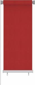 vidaXL vidaXL Roleta zewnętrzna, 60x140 cm, czerwona, HDPE 1