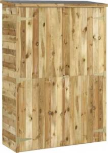 vidaXL vidaXL Ogrodowa szopa na narzędzia, 123x50x171 cm, sosnowa 2