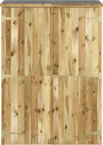 vidaXL vidaXL Ogrodowa szopa na narzędzia, 123x50x171 cm, sosnowa 3