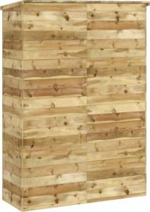 vidaXL vidaXL Ogrodowa szopa na narzędzia, 123x50x171 cm, sosnowa 6