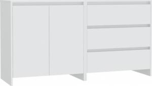 vidaXL 2-cz. szafka boczna, biała, materiał drewnopochodny 2