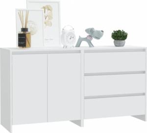 vidaXL 2-cz. szafka boczna, biała, materiał drewnopochodny 3