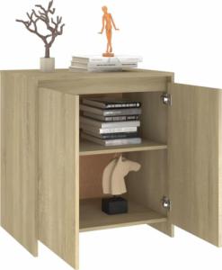 vidaXL Szafka, kolor dąb sonoma, 70x40x73,5 cm, płyta wiórowa 5