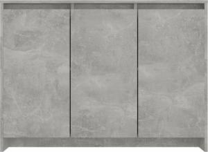 vidaXL Szafka, szarość betonu, 102x33x75 cm, płyta wiórowa 6
