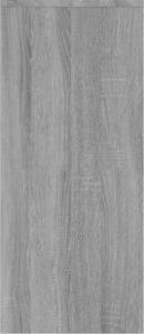 vidaXL Szafka, szary dąb sonoma, 102x33x75 cm, płyta wiórowa 7