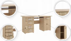 Biurko MartigoPlus Mirek Wenge 138 cm x 65 cm 8