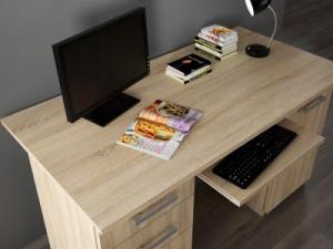 Biurko MartigoPlus Mirek Dąb Sonoma 138 cm x 65 cm 7