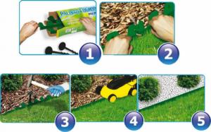 Garden Plast OBRZEŻE trawnikowe PALISGARDEN BRĄZ 3 m 11