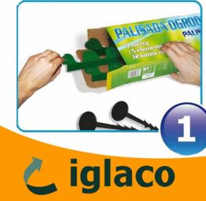 Garden Plast OBRZEŻE trawnikowe PALISGARDEN 3m ANTRACYT 8