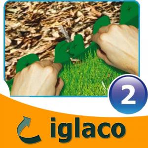 Garden Plast OBRZEŻE trawnikowe PALISGARDEN 3m ANTRACYT 9