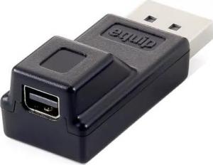 Adapter AV Equip DisplayPort Mini - DisplayPort czarny (118916) 1