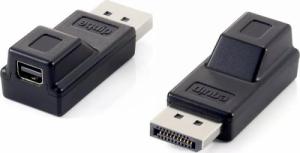 Adapter AV Equip DisplayPort Mini - DisplayPort czarny (118916) 2