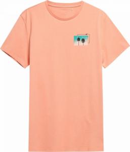 4f T-Shirt męski, pomarańczowy r. XXL (H4L22-TSM043 64S) 1