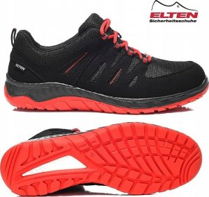 Elten Batai ELTEN Maddox Black Red Low ESD S3 SRC, juodi/raudoni 42 8