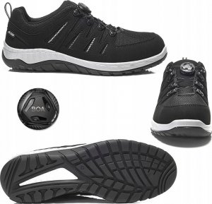 Elten Batai ELTEN Maddox Boa Low ESD S3 SRC, juodi/pilki 42 8