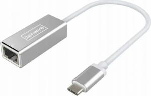Adapter USB Zenwire USB-C - RJ45 Srebrny 1