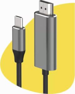 Kabel USB Zenwire USB-C - HDMI 2 m Szary (5904507528164) 2