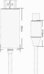 Kabel USB Zenwire USB-C - HDMI 2 m Szary (5904507528164) 5