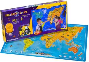 Dumel Interaktywna Mapa Świata Zwierzęta 5