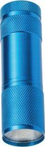 Latarka GTV Latarka kieszonkowa na baterie 3xAAA 1,5 V,3W,150lm,6400K,22m,IP20,niebieska 2